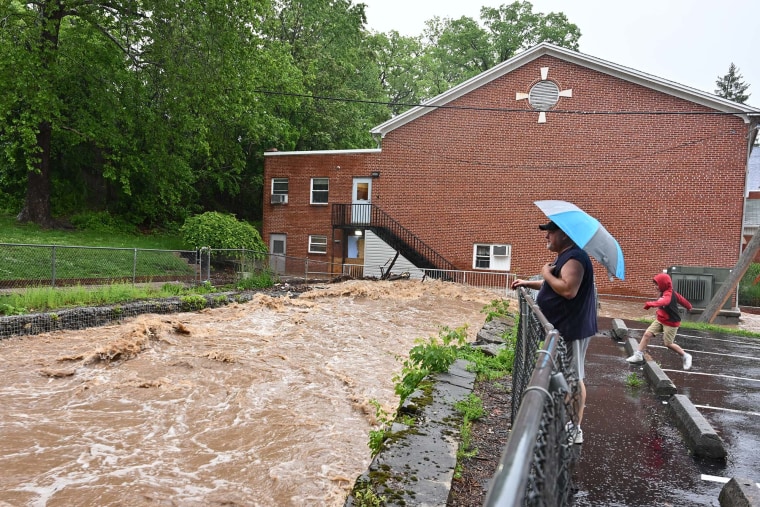 Flooding in Cresaptown, Md.