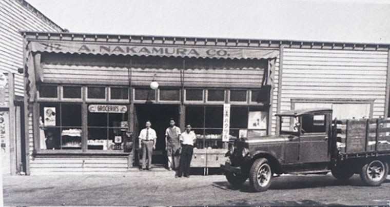 A. Nakamura Co grocery store, 1921.