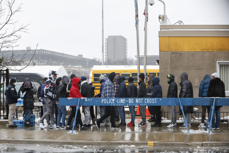 Chicago migrant landing zone
