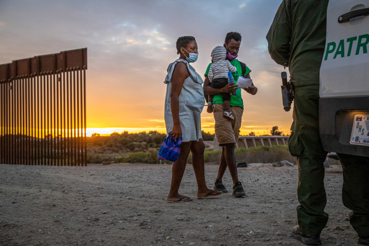 A Haitian family seeks asylum.