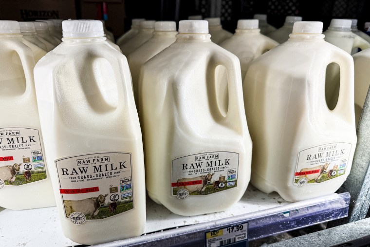 Raw milk from Raw Farm