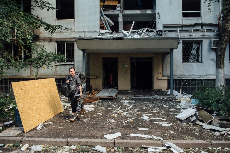 Aftermath Of The Russian Missile And Drone Attack On Dnipro