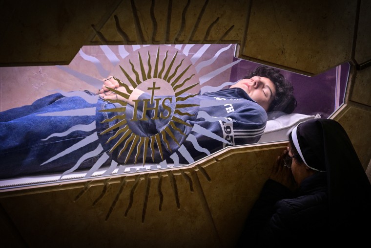 Blessed Carlo Acutis, the world's first millennial saint who died in 2006 aged 15, will be canonized by Pope Francis on April 27, 2025 in The Vatican. 